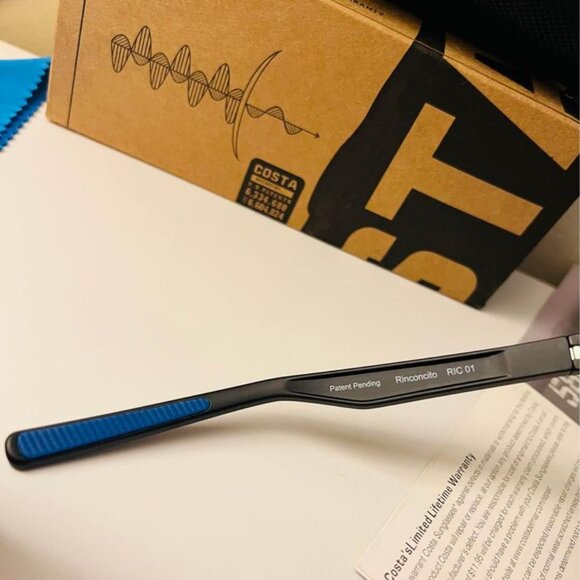 Costa Polarized Sunglass Ice Blue Rinconcito Surf Fishing Yachts NEW - Picture 5 of 9